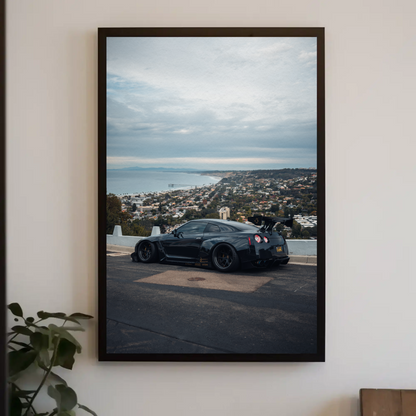 Sleek Nissan GTR R35 Wall Art Poster #022 for Car Enthusiasts