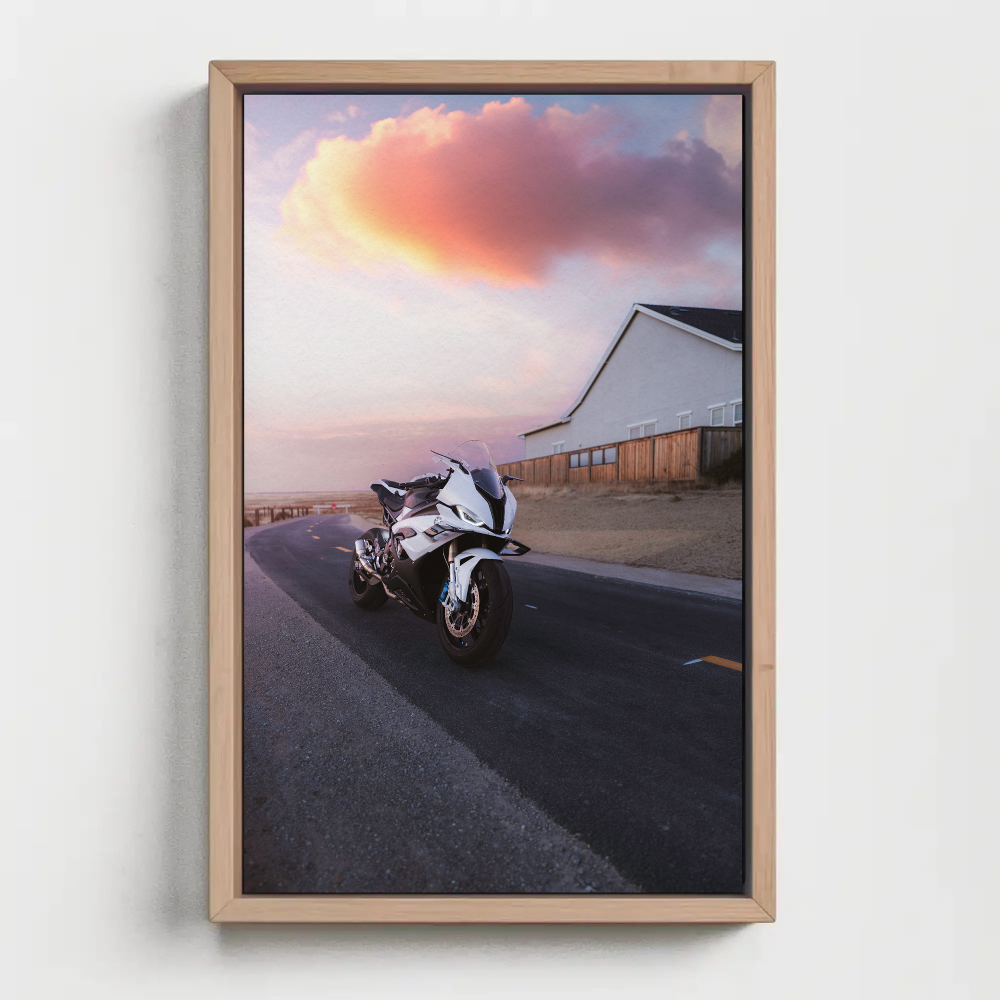 BMW S1000RR Motorcycle Poster #003 - Throttle Designs