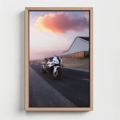 BMW S1000RR Motorcycle Poster #003 - Throttle Designs