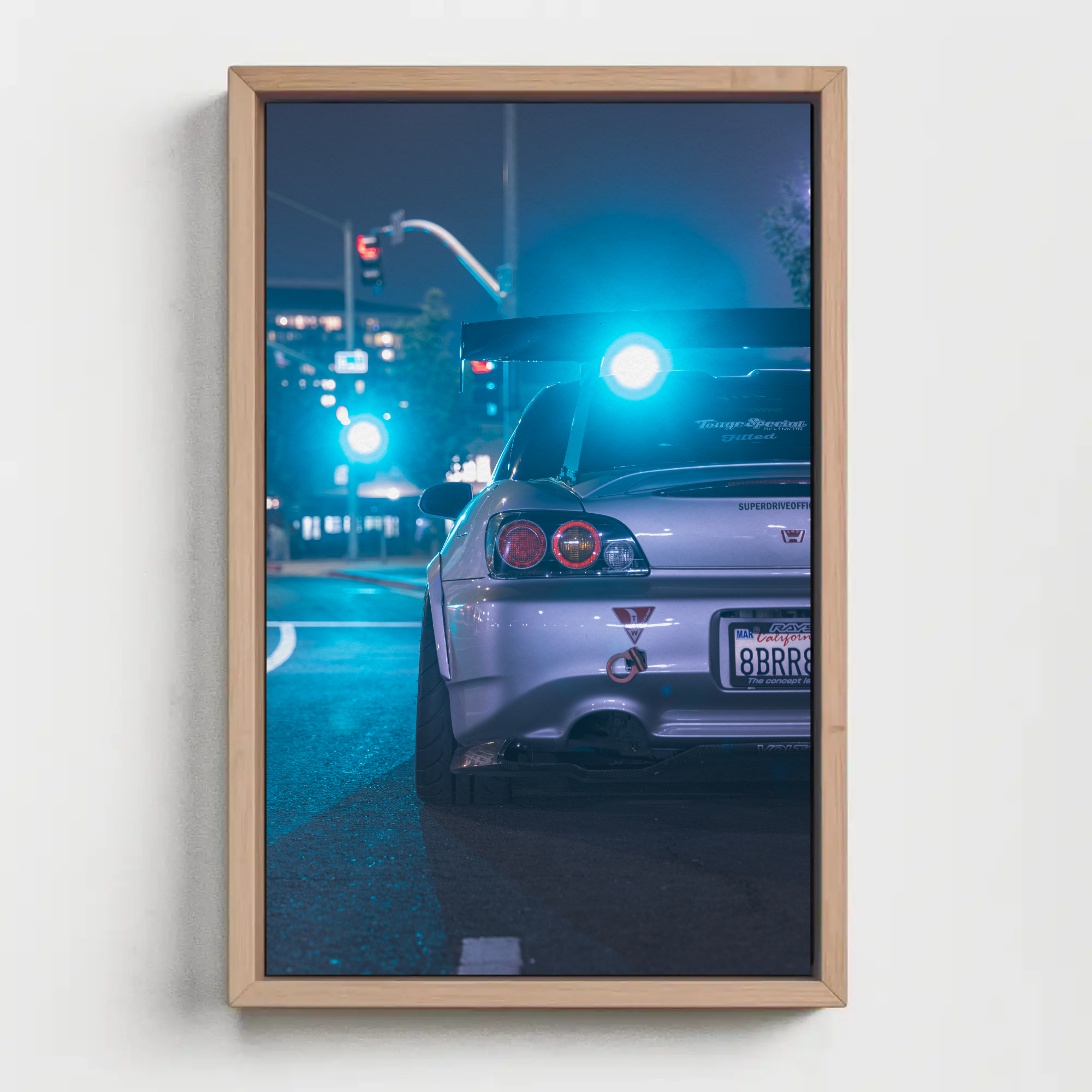 Honda S2000 Automotive Car Poster #001 - Throttle Designs