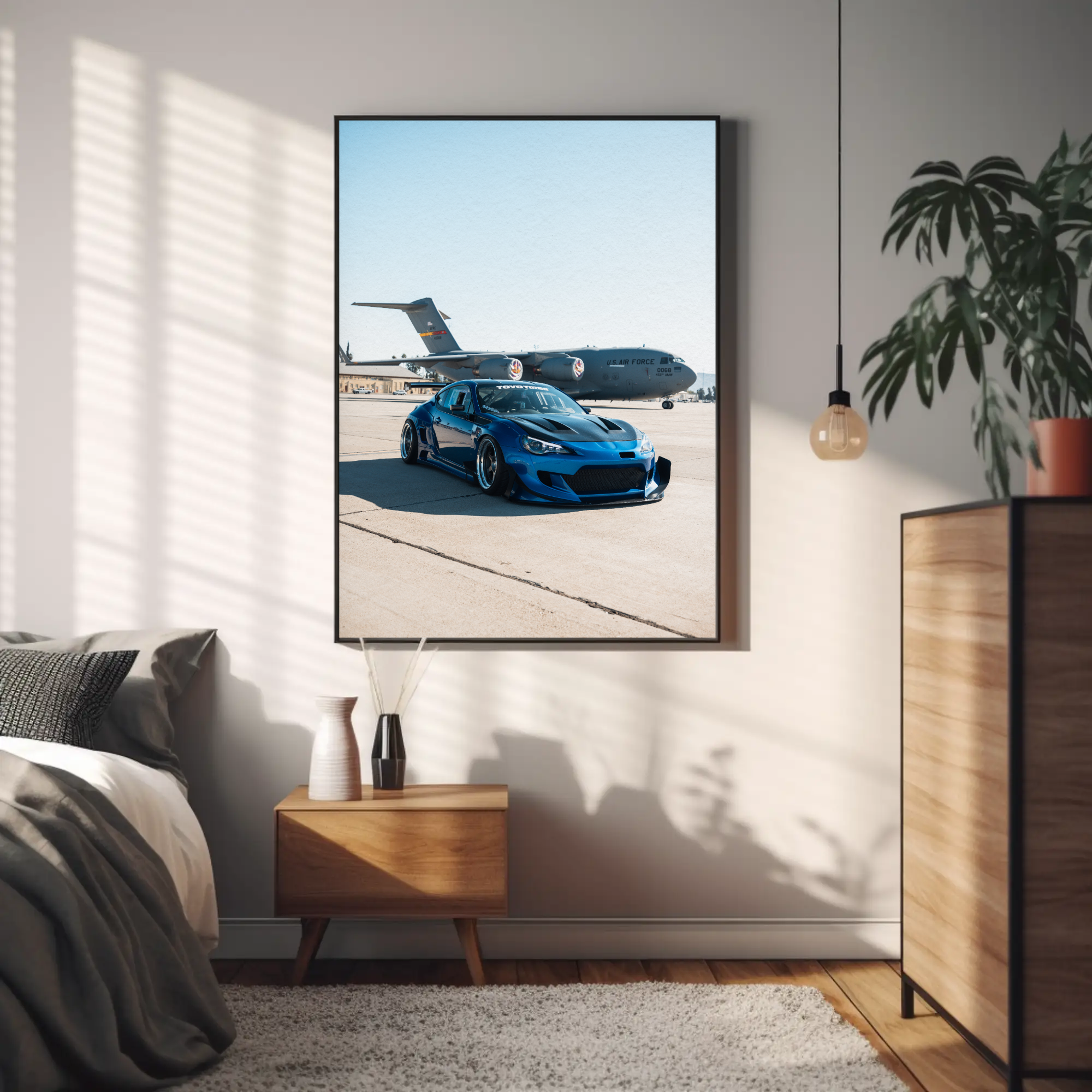 Sleek Widebody Toyota FRS Car Poster #006 - Premium Wall Art Decor