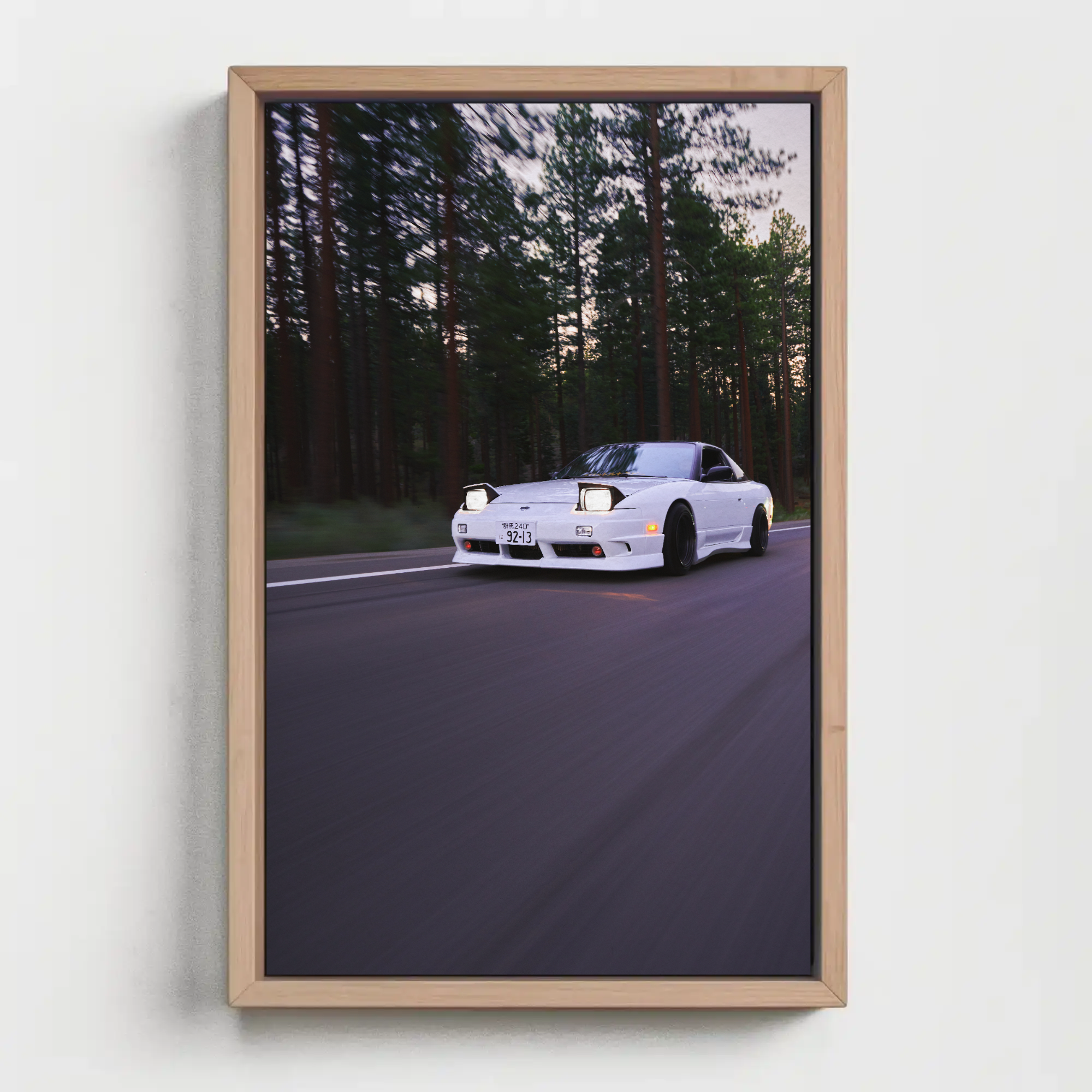 Nissan 240sx S13 Type-X Automotive Car Poster #004 - Throttle Designs