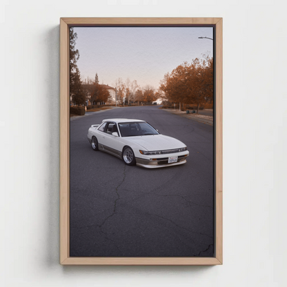 Nissan 240sx S13 Silvia Automotive Car Poster #007 - Throttle Designs