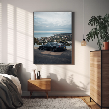 Sleek Nissan GTR R35 Wall Art Poster #022 for Car Enthusiasts