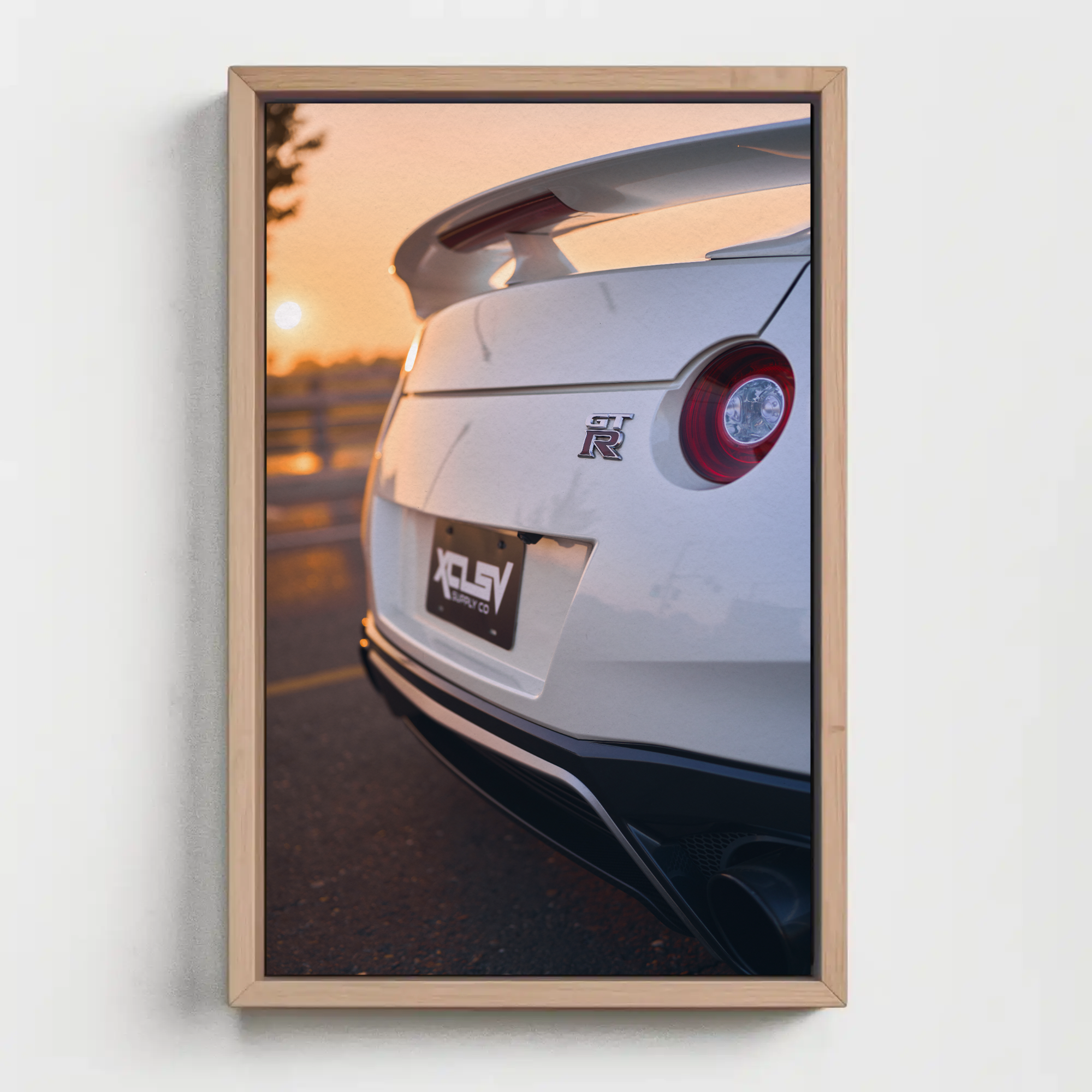 Nissan GTR R35 Automotive Car Poster #004 - Throttle Designs