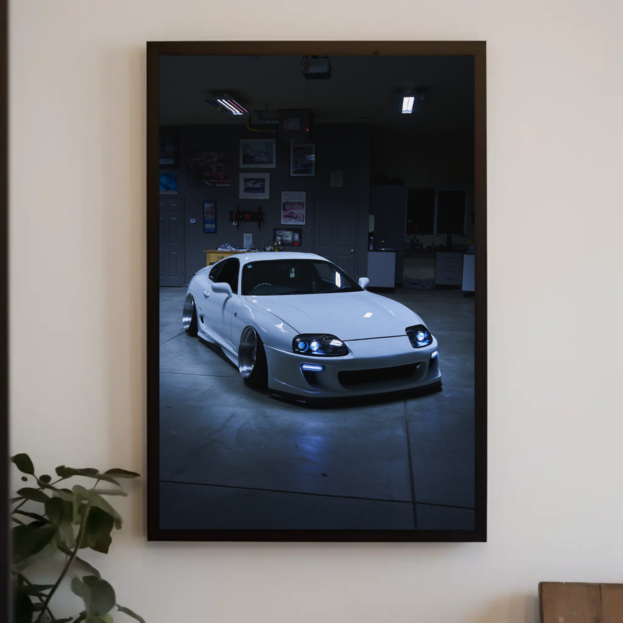 Toyota Supra MK4 Automotive Car Poster #020 - Throttle Designs