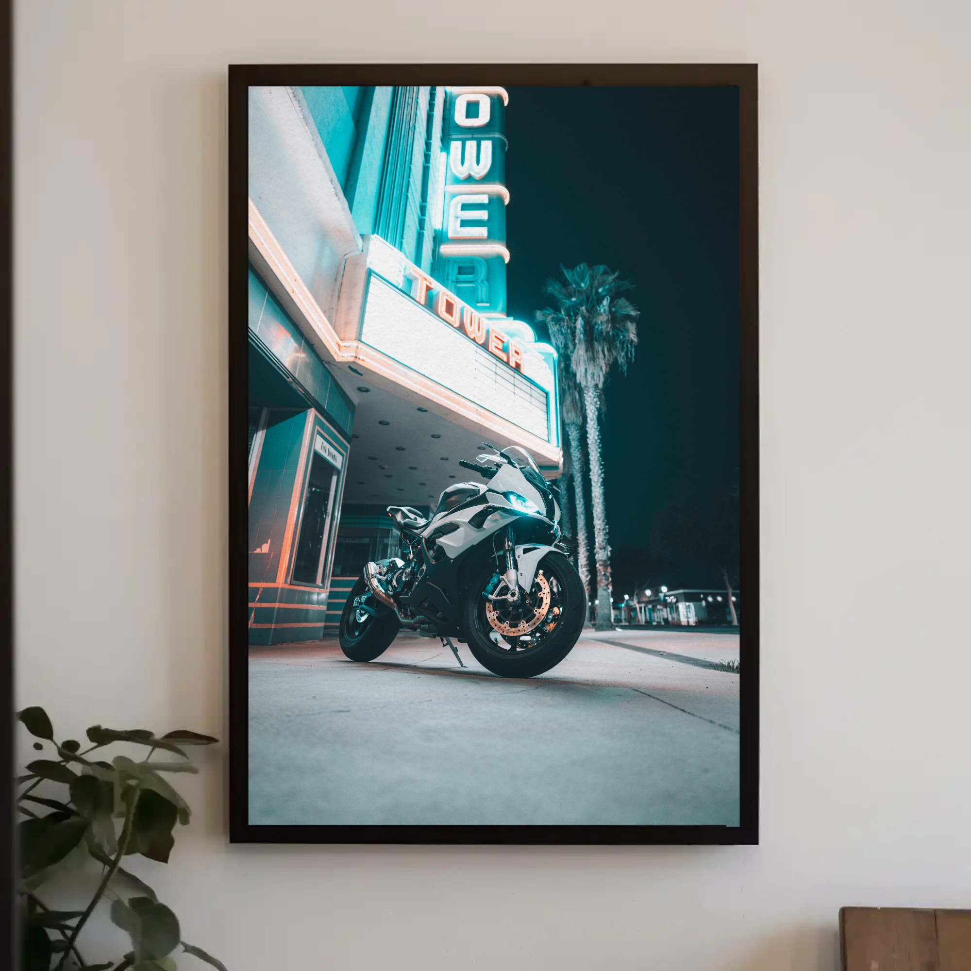 BMW S1000RR Motorcycle Poster #018 - Throttle Designs