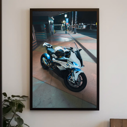 BMW S1000RR Motorcycle Poster #024 - Throttle Designs