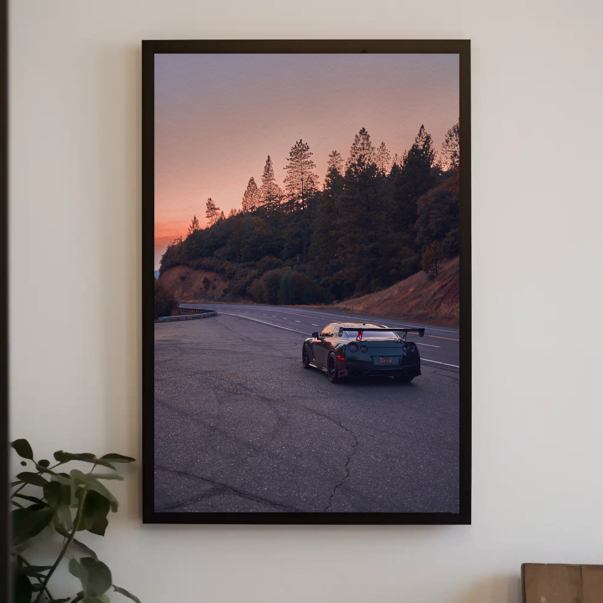 Nissan GTR R35 Automotive Car Poster #007 - Throttle Designs