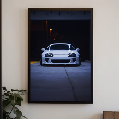 Toyota Supra MK4 Automotive Car Poster #008 - Throttle Designs