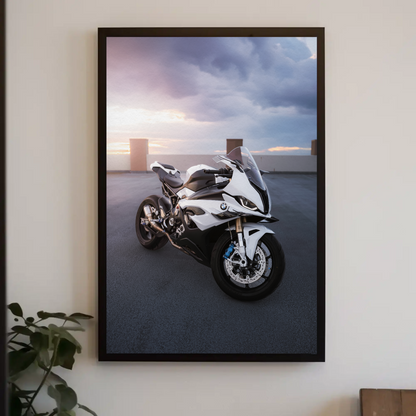 BMW S1000RR Motorcycle Poster #063 - Throttle Designs