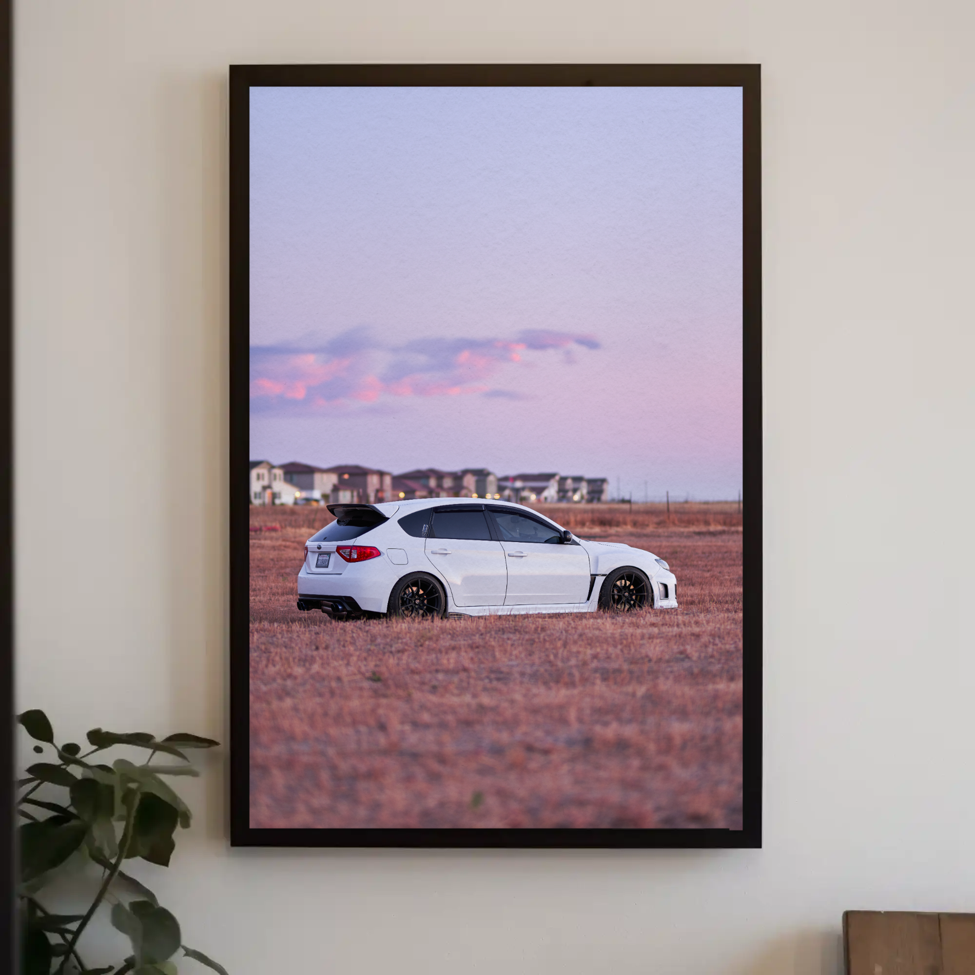 Subaru WRX STI Automotive Car Poster #022 - Throttle Designs