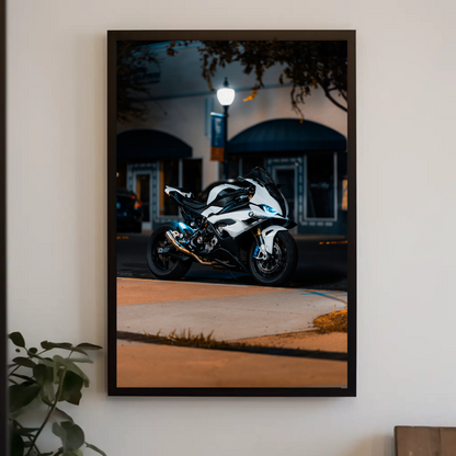 BMW S1000RR Motorcycle Poster #030 - Throttle Designs