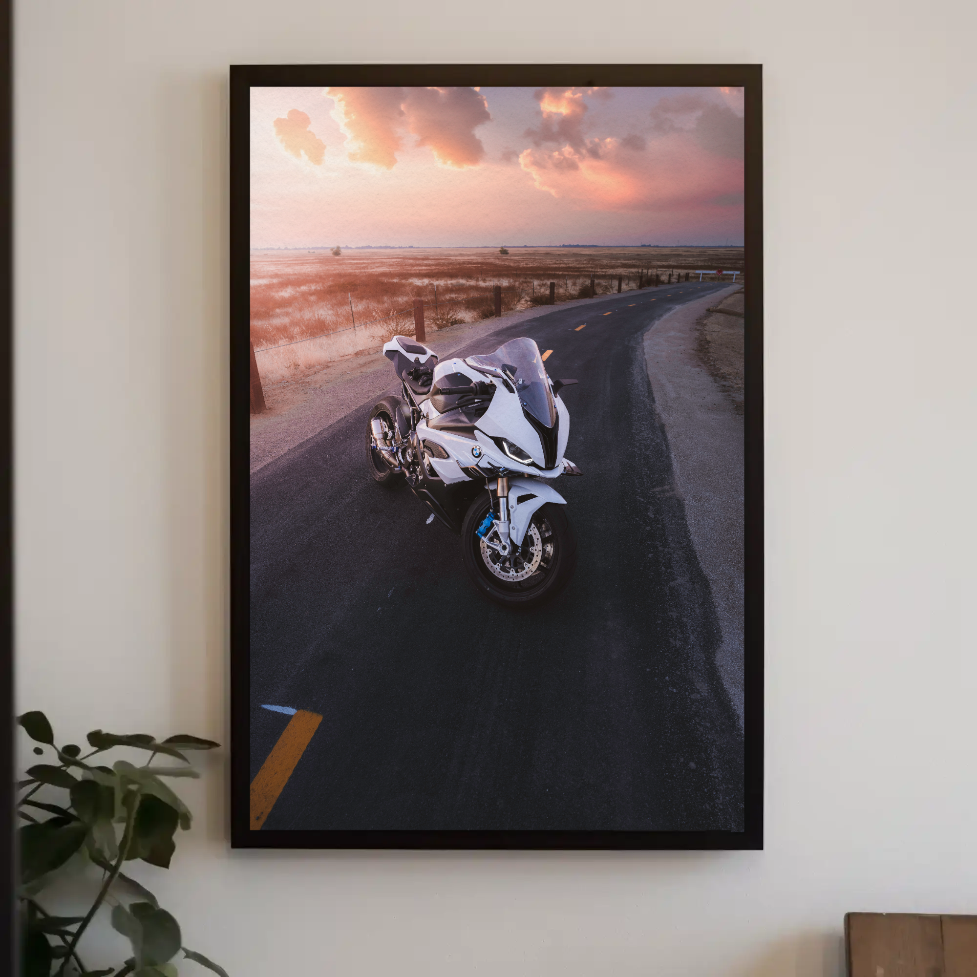 BMW S1000RR Motorcycle Poster #002 - Throttle Designs