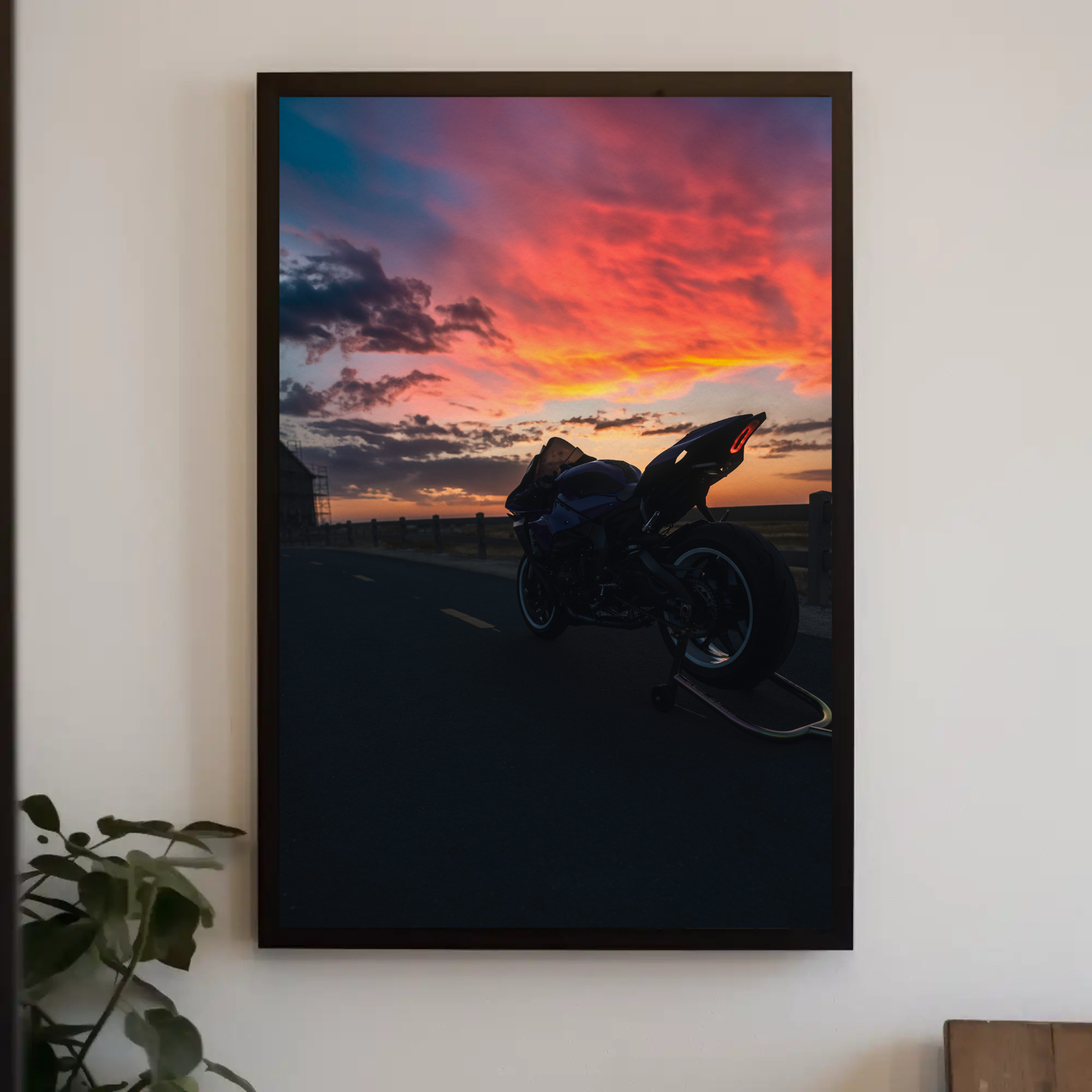 Yamaha R1 Motorcycle Poster #032 - Throttle Designs