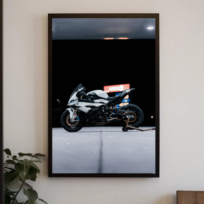 BMW S1000RR Motorcycle Poster #014 - Throttle Designs