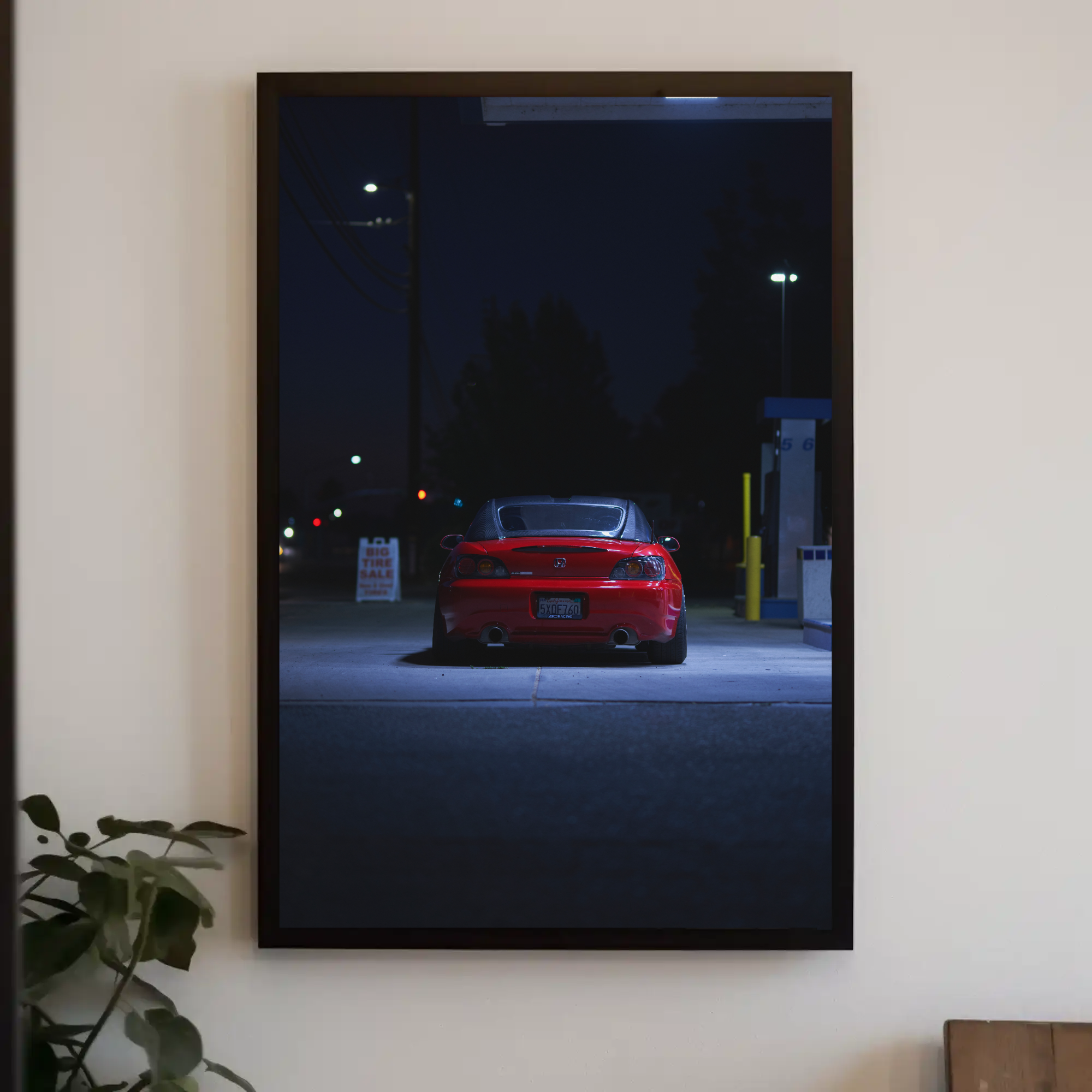 Honda S2000 Automotive Car Poster #014 - Throttle Designs