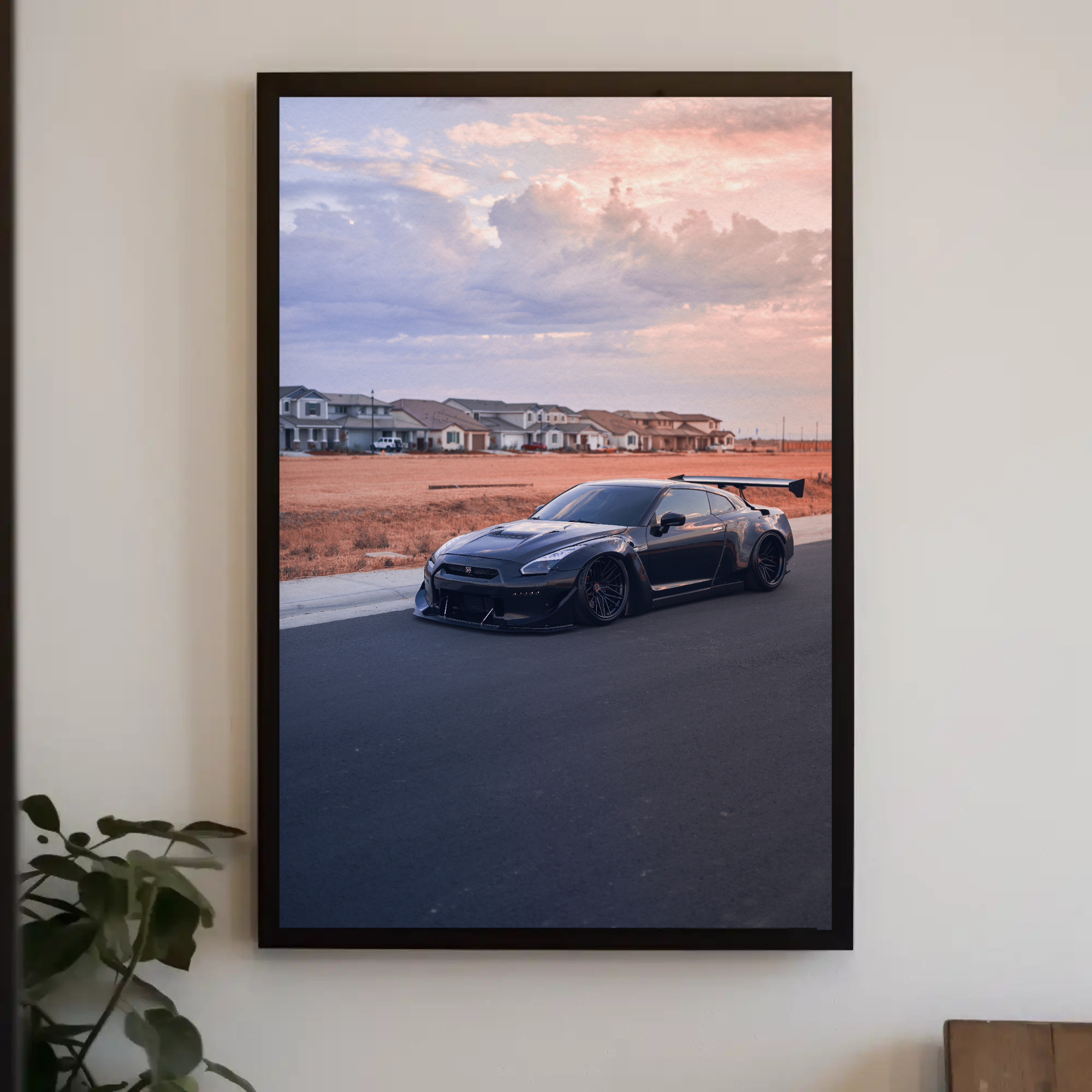 Widebody Nissan R35 GTR Automotive Car Poster #002 - Throttle Designs