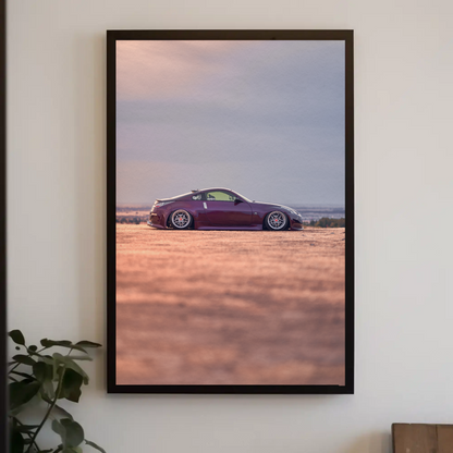 Nissan 350z Automotive Car Poster #002 - Throttle Designs