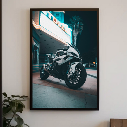 BMW S1000RR Motorcycle Poster #022 - Throttle Designs