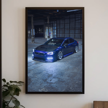 Subaru WRX Automotive Car Poster #002 - Throttle Designs