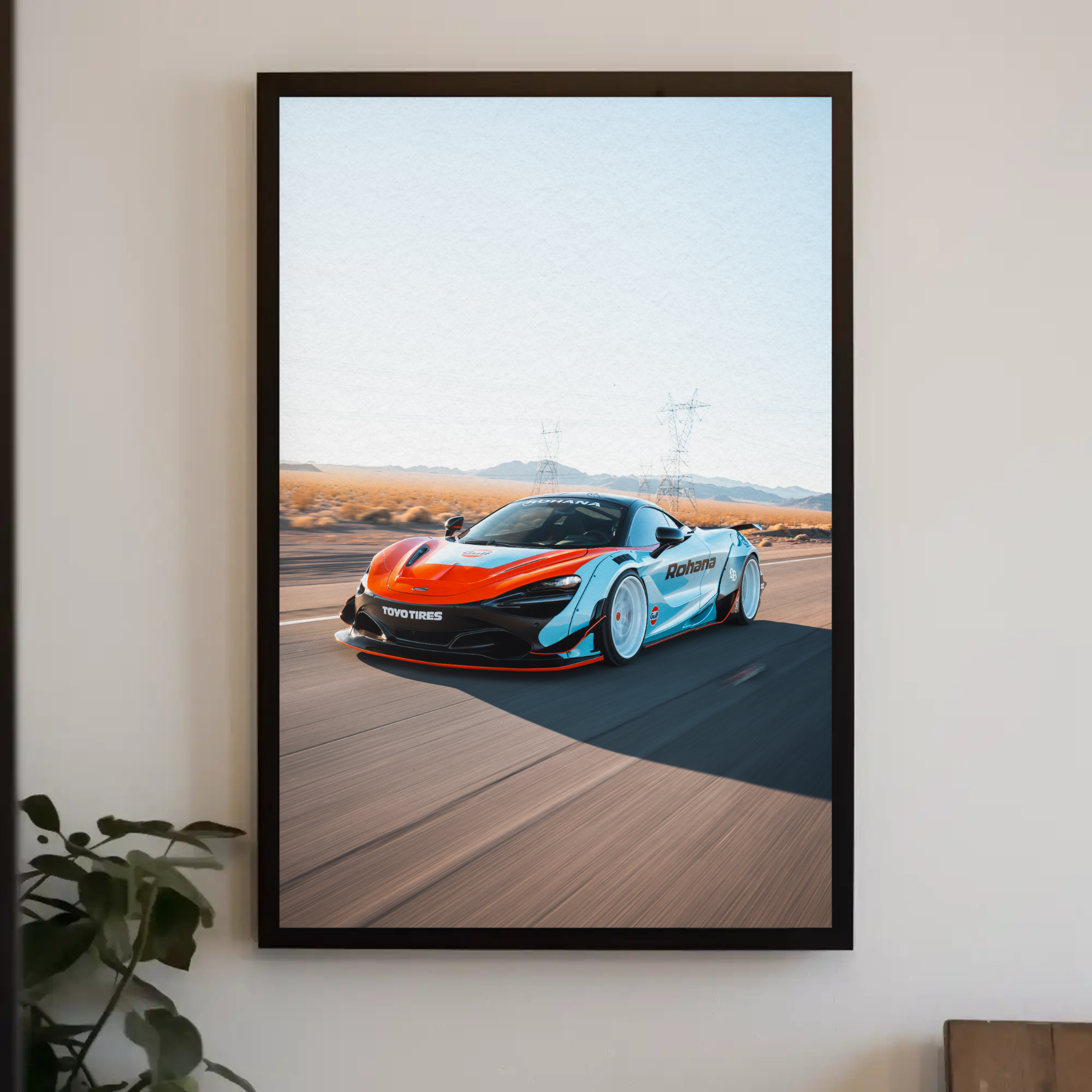 McLaren 720s Supercar Art Print #001 - Stunning Wall Decor for Enthusiasts