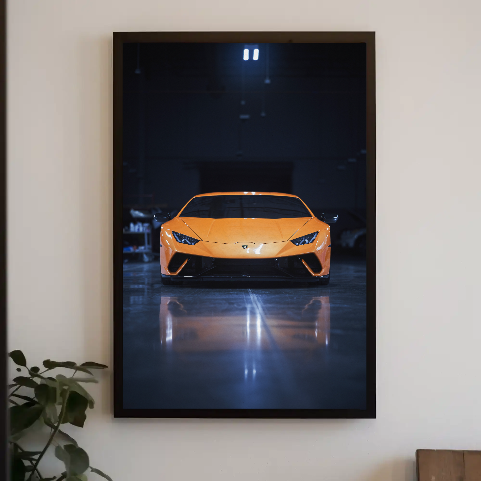 Lamborghini Huracan Automotive Car Poster #001 - Throttle Designs