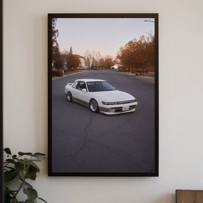 Nissan 240sx S13 Silvia Automotive Car Poster #007 - Throttle Designs