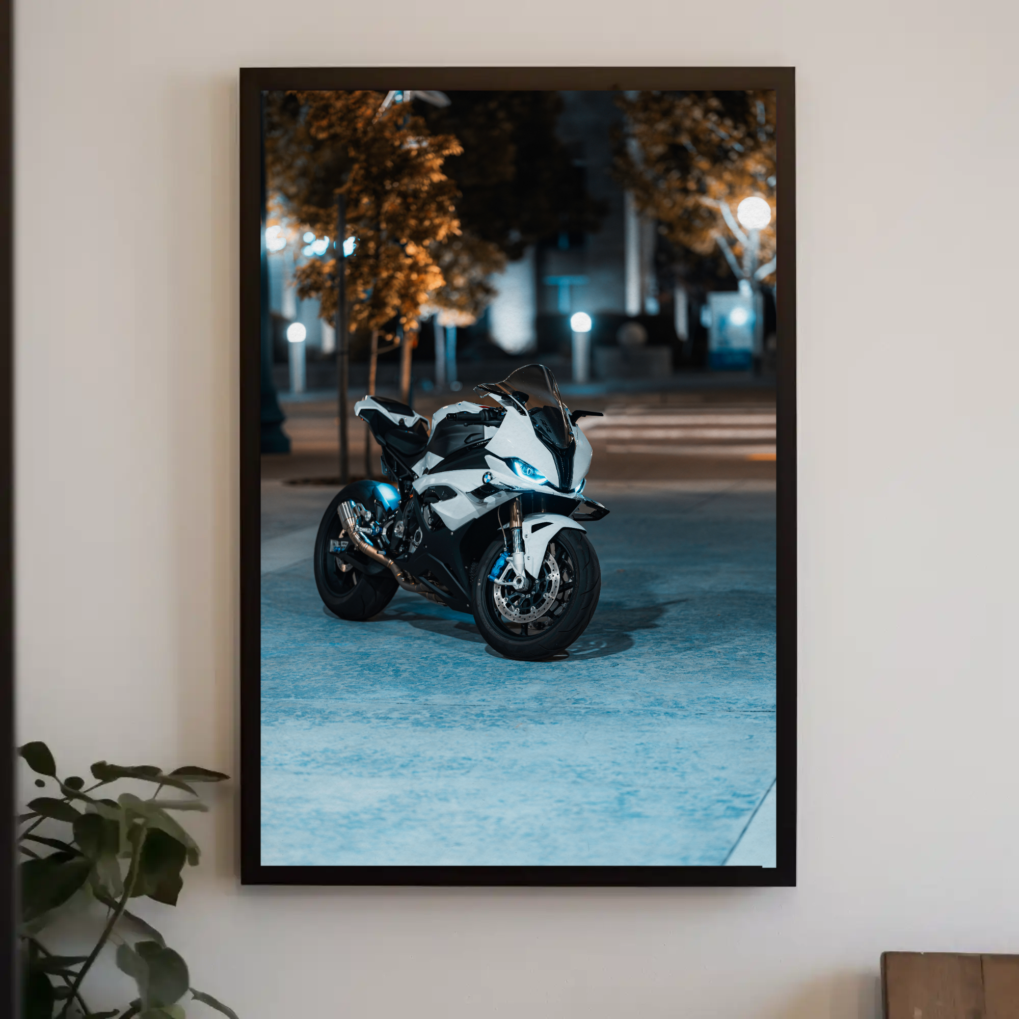 BMW S1000RR Motorcycle Poster #035 - Throttle Designs