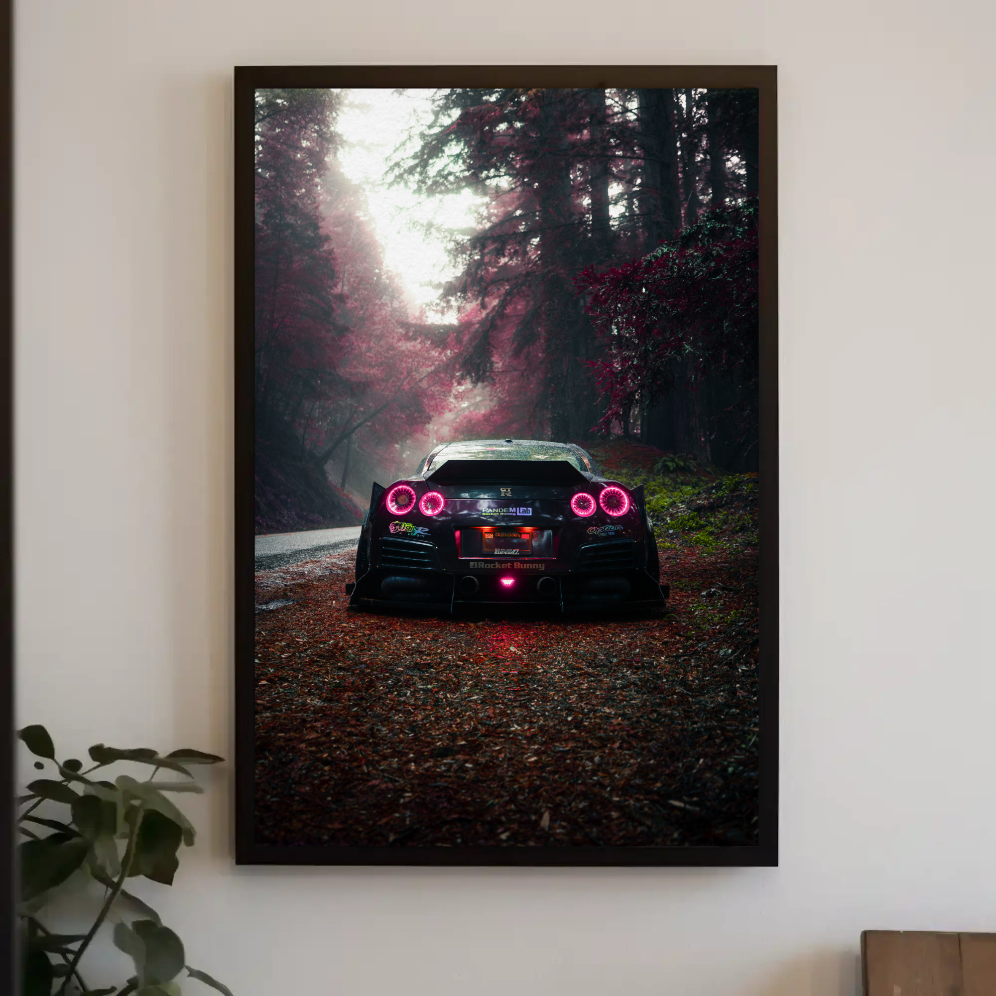 Nissan GTR R35 Widebody Wall Art Poster #018 - Automotive Elegance - Throttle Designs