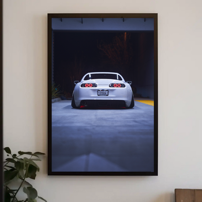 Toyota Supra MK4 Automotive Car Poster #042 - Throttle Designs