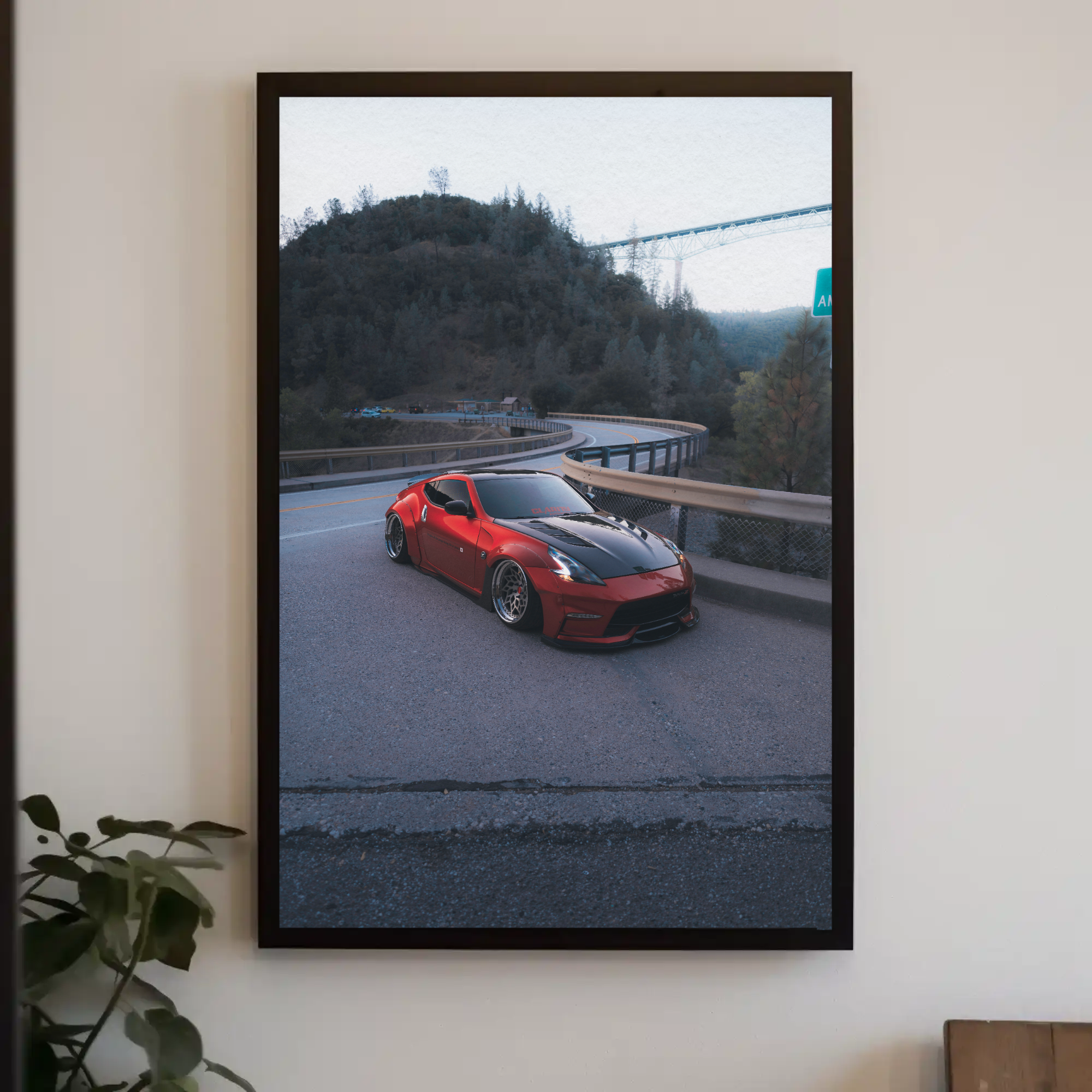 Nissan 370z Automotive Car Poster #003 - Throttle Designs