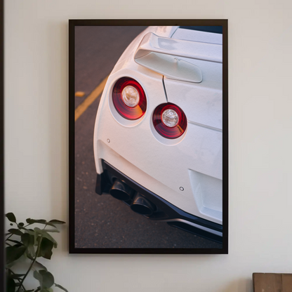 Nissan GTR R35 Automotive Car Poster #005 - Throttle Designs