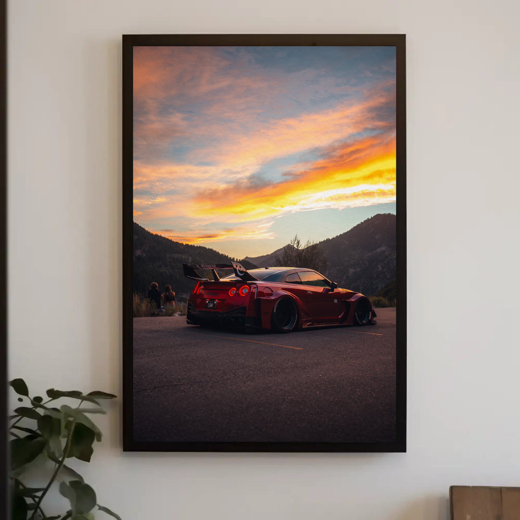 Nissan GTR R35 Widebody Art Print Poster #019 for Car Lovers - Throttle Designs