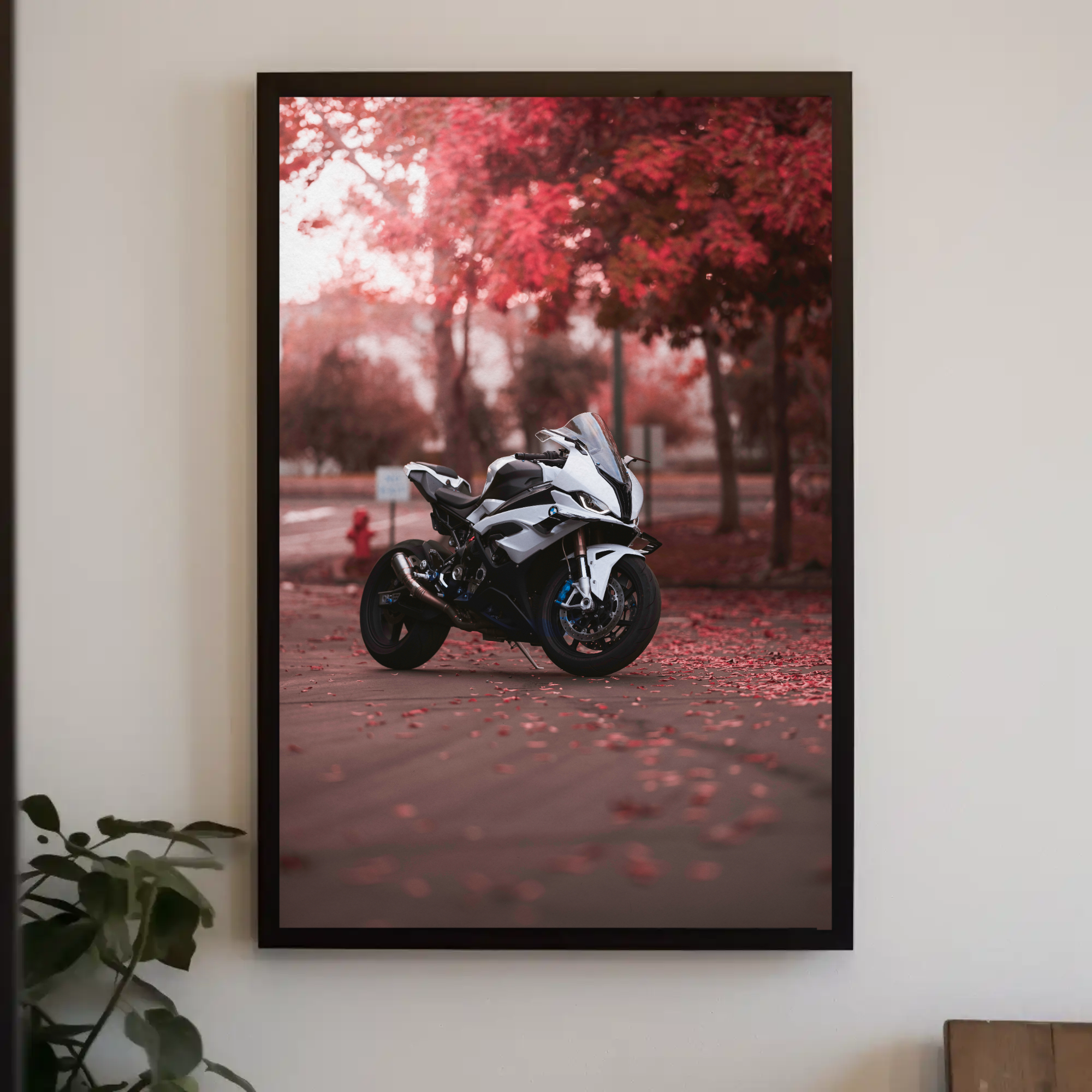 BMW S1000RR Motorcycle Poster #140 - Throttle Designs