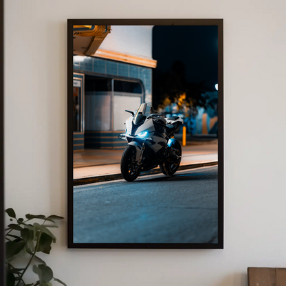 BMW S1000RR Motorcycle Poster #028 - Throttle Designs