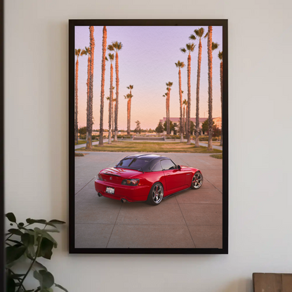 Honda S2000 Automotive Car Poster #005 - Throttle Designs