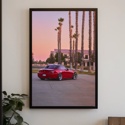 Honda S2000 Automotive Car Poster #006 - Throttle Designs