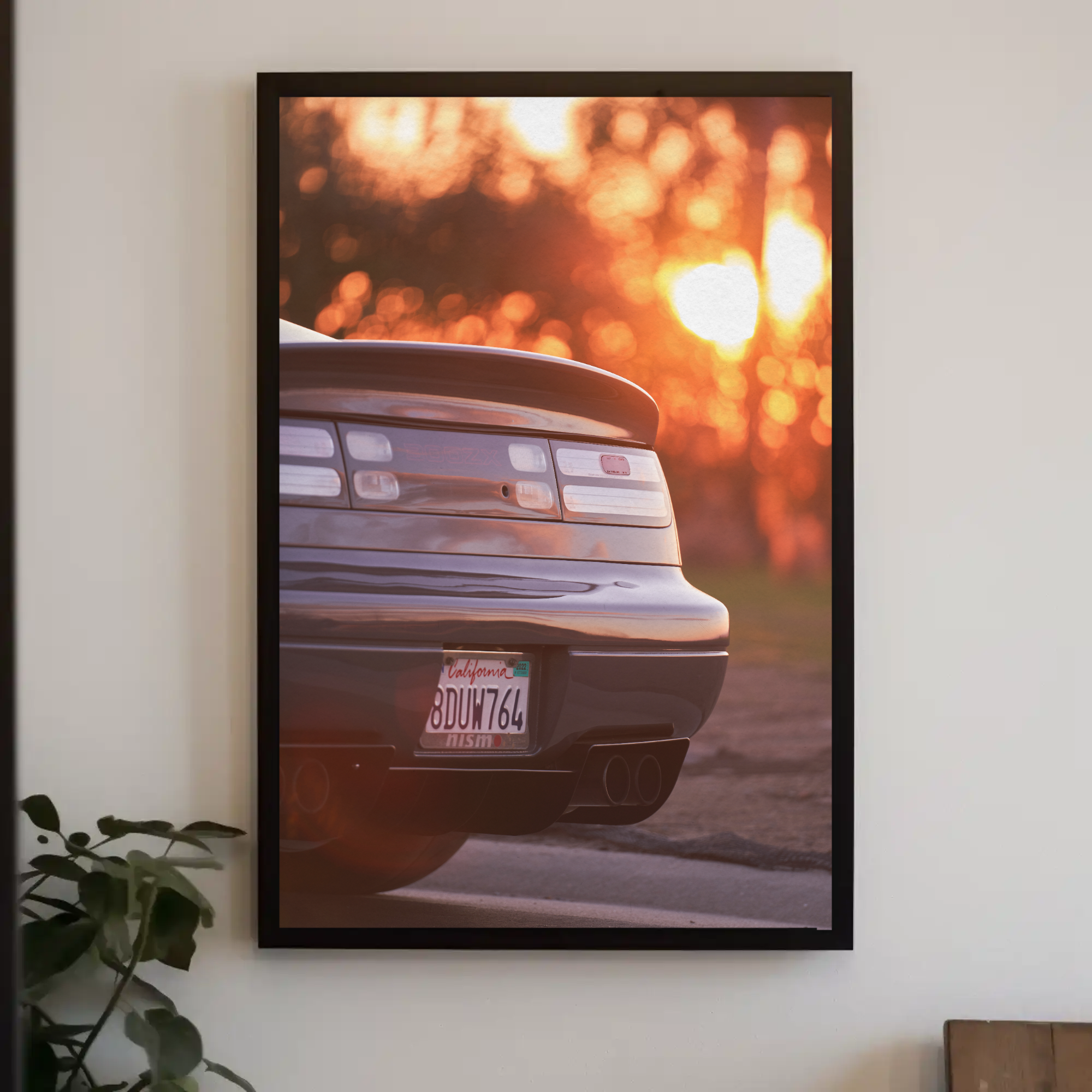 Nissan 300zx Automotive Car Poster #001 - Throttle Designs