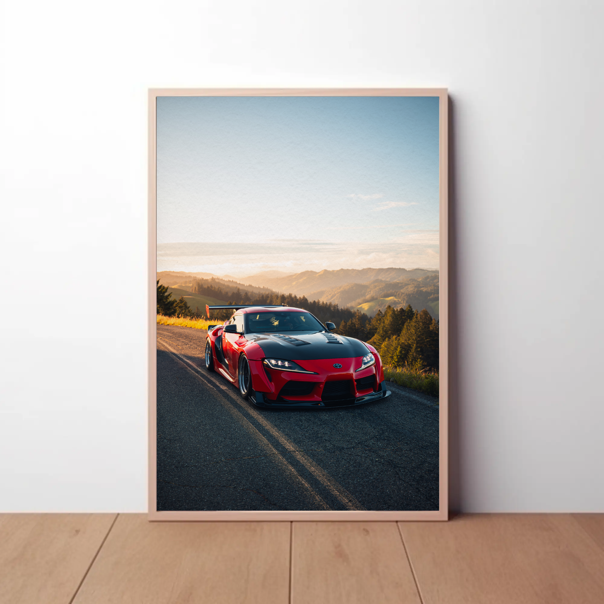 Toyota Supra Mk5 Wall Art Poster #010 - Premium Satin Print