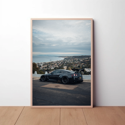 Sleek Nissan GTR R35 Wall Art Poster #022 for Car Enthusiasts