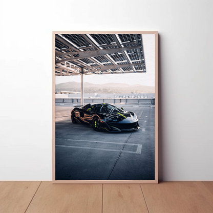 McLaren 600LT Supercar Art Poster #001 - Premium Wall Decor