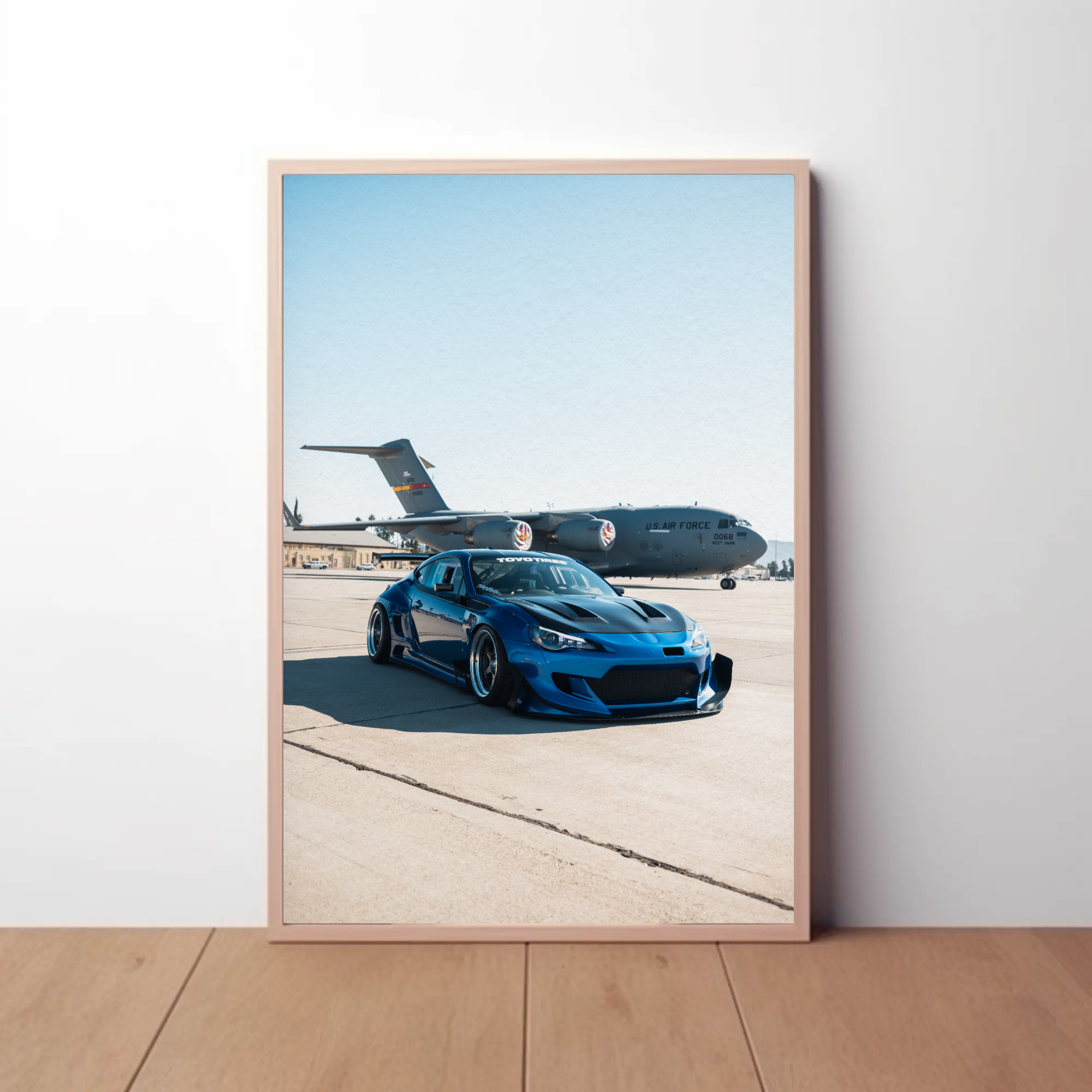 Sleek Widebody Toyota FRS Car Poster #006 - Premium Wall Art Decor