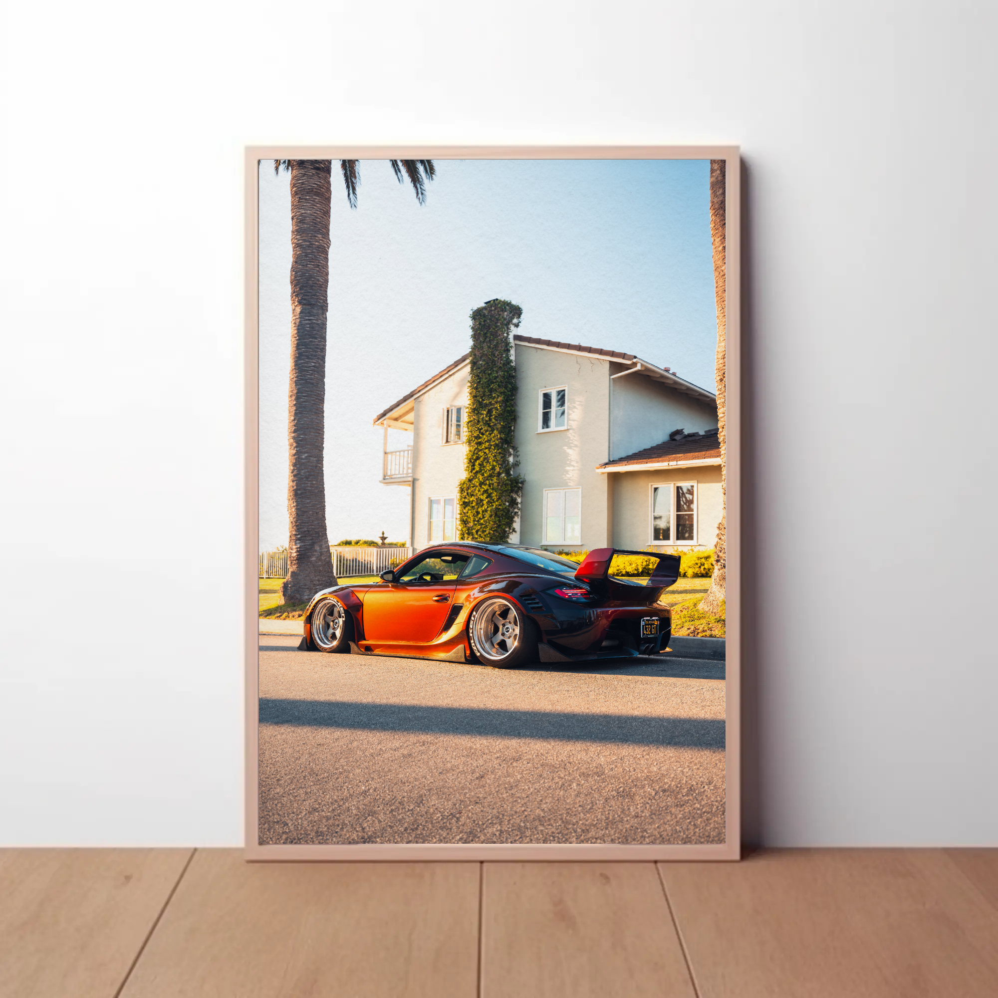 Porsche Cayman Art Print #002 - Premium Wall Decor for Car Lovers