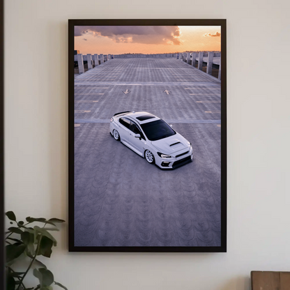 Subaru WRX Automotive Car Poster #031 - Throttle Designs