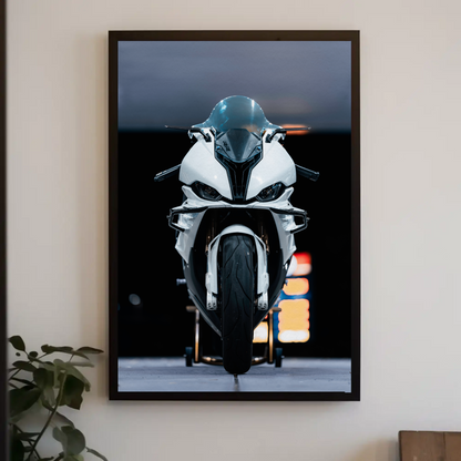 BMW S1000RR Motorcycle Poster #016 - Throttle Designs