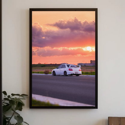 Subaru WRX STI Automotive Car Poster #018 - Throttle Designs