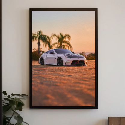 Nissan 370z Automotive Car Poster #009 - Throttle Designs