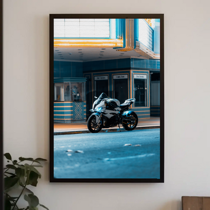 BMW S1000RR Motorcycle Poster #029 - Throttle Designs