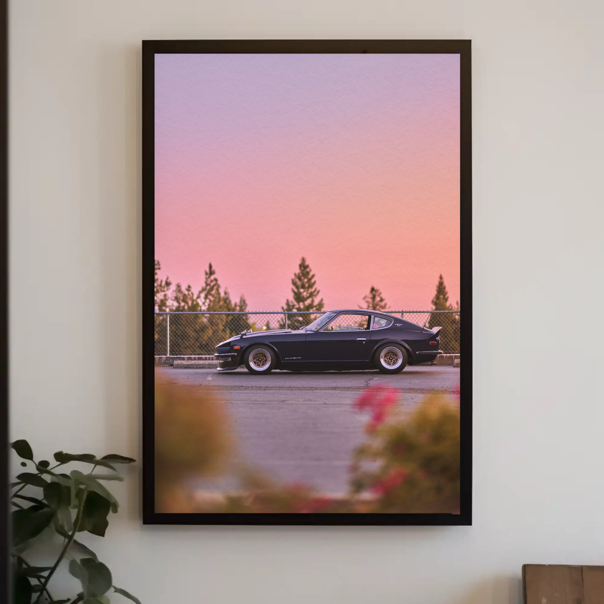 Nissan 240z Automotive Car Poster #003 - Throttle Designs